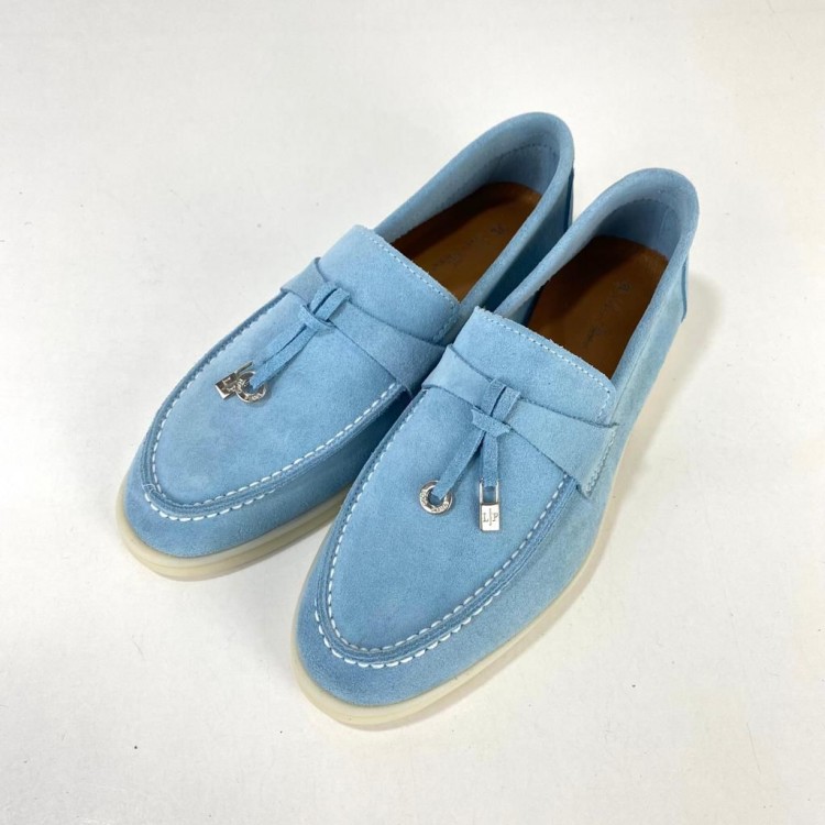 LORO PİANA CHARMS WALK LOAFERS CLASSİC BEBE MAVİSİ